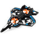 RC Drone - Jato Caça de Combate - 360° - LED - 2.4GHz - 3 Baterias - BrincAuto