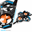 RC Drone - Jato Caça de Combate - 360° - LED - 2.4GHz - 3 Baterias - BrincAuto