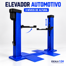 Kit Oficina Mecânica Pro Scale — Diorama 1:24 — Elevador + Acessórios — BrincAuto