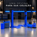 Kit Oficina Mecânica Pro Scale — Diorama 1:24 — Elevador + Acessórios — BrincAuto